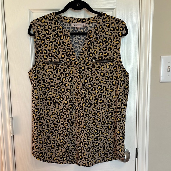 Nanette Lepore Leopard Blouse - Picture 1 of 7